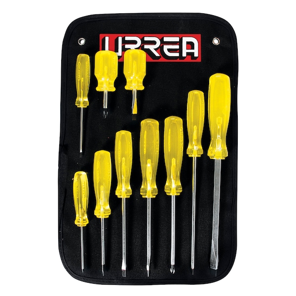 Amber Screwdriver Set of 10 Pieces Comb